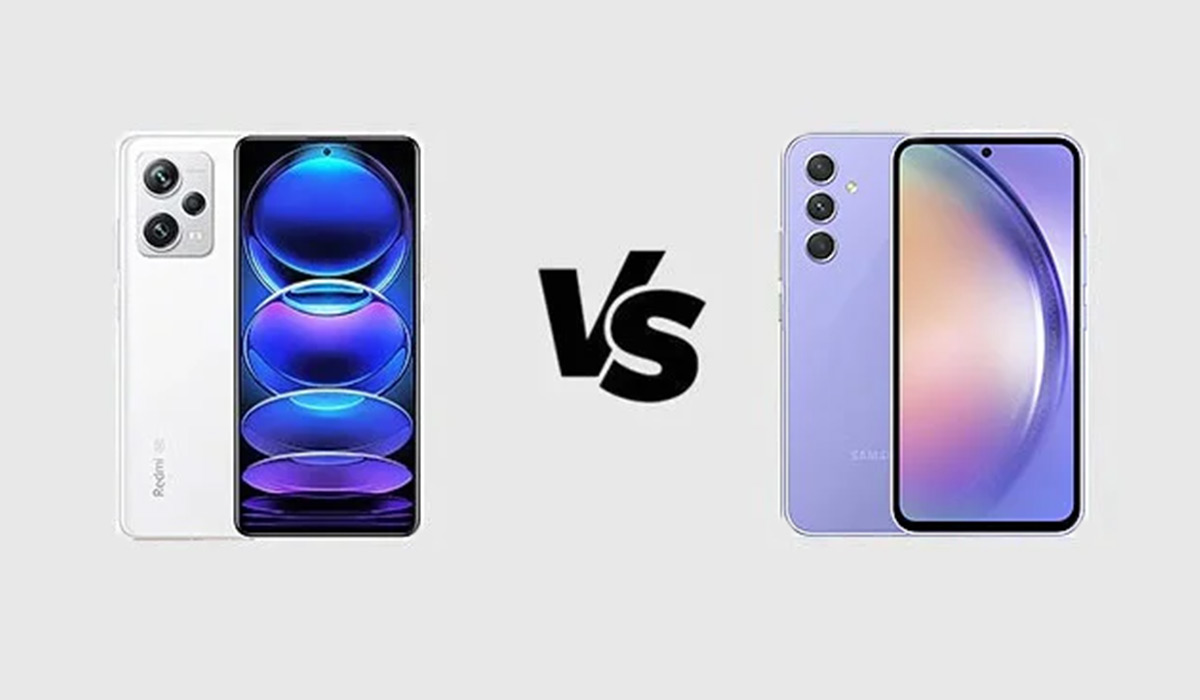 مقایسه a54 و نوت ۱۲ پرو