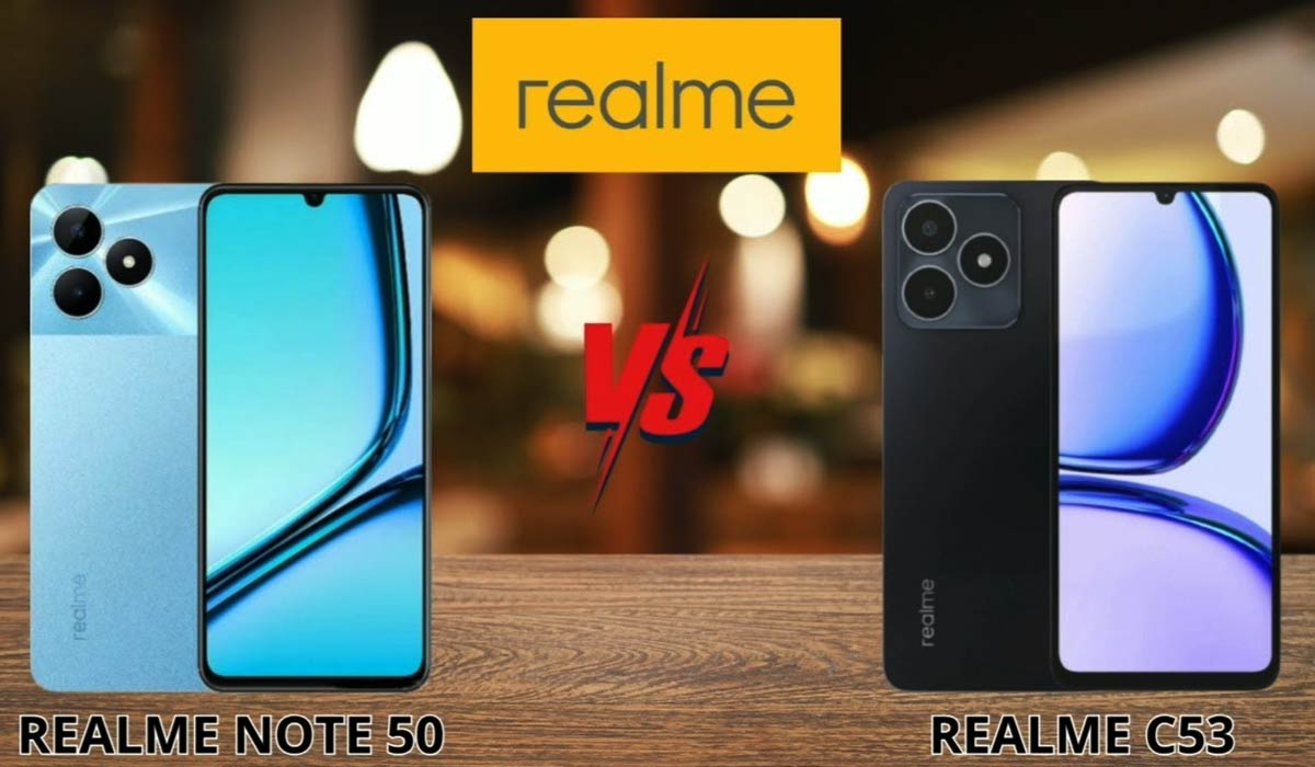 مقایسه ریلممی نوت ۵۰ و ریلمی c53