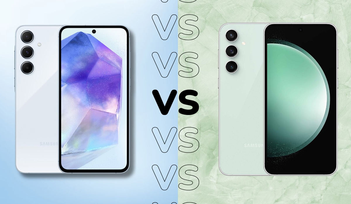 مقایسه a55 و s23 fe